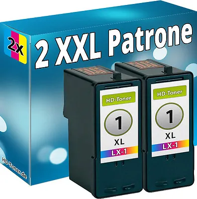 2 X Printer Cartridges For Lexmark No. 1 X2310 X2315 X2330 X2350 X2450 X2470 • £25.70