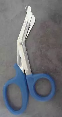 2 Blue Utility Scissors 7.5  EMT Medical Paramedic Nurse • $5.99