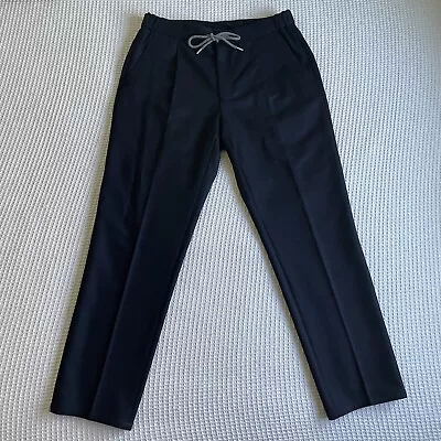 Men’s Suit Supply Ames Pleat Pants Wool Blue 34x29 • $48