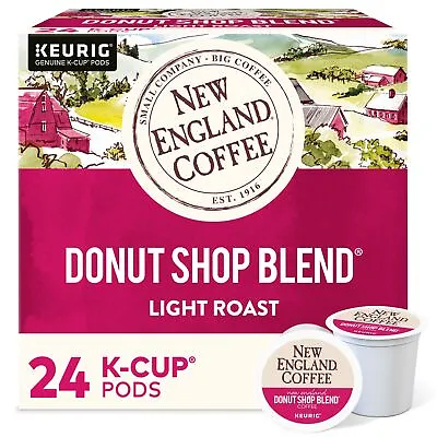 New England Donut Shop Blend Coffee Keurig Single Serve K-Cup Pods 24 Count • $13.99