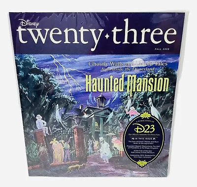 D23 Disney Twenty-three Magazine Haunted Mansion Fall 2009 Still Sealed • $30