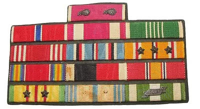 Original US Army WWII - Vietnam General Or Colonel Custom Ribbon Bar • $34.99