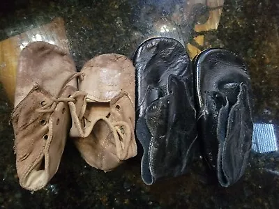 Vintage Lot Of 2 Infant Baby Shoes • $15.99