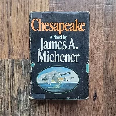 JAMES A. MICHENER CHESAPEAKE HARDCOVER BOOK W/JACKET 1978 1st Edition • $17.97