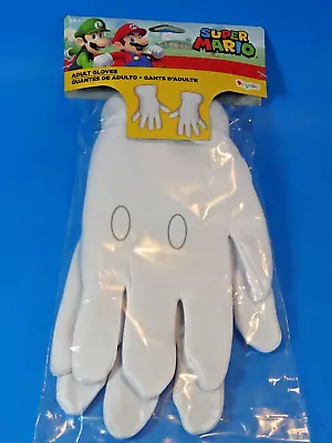 New Sealed SUPER MARIO Nintendo Disguise Adult Cosplay Costume Gloves Adult • $21.95