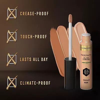 £5.52 • Buy MAX FACTOR Facefinity All Day Flawless Concealer VEGAN *CHOOSE SHADE* BRAND NEW