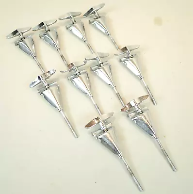 VINTAGE 1970's SLINGERLAND Bass Drum T-Rods And Claws Set Of 10 • $120