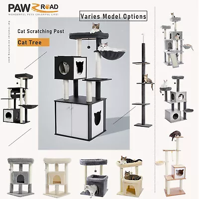 $53.99 • Buy PAWZ Road Cat Tree Scratching Post Scratcher Tower Wood Condo House Toy 67-274cm
