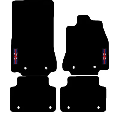 Logo Car Mats For Jaguar XF 4 Pcs Quality Tailored Floor Fitted Carpet 2014-2016 • £21.99