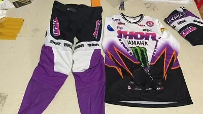 2024 Thor Yamaha Monster Team Motocross Gear Set Jersey/Pants MX ATV Racing Set • $158.99