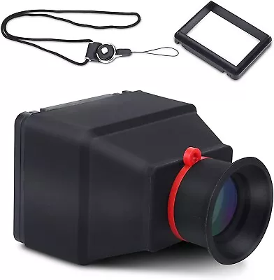 Viewfinder 3.2'' LCD Magnifier 3X For 3/3.2 Inch Canon Sony DSLR Camera Screen • £19