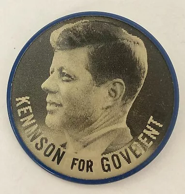 John Kennedy Flasher 2-1/2  Campaign Button (ID-1050) • $10