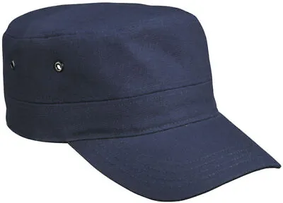 Premium Men's Unisex Army Hat Cotton Baseball Peak Urban Military Cap NAVY BLUE • £3.59