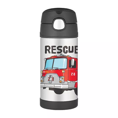 NEW Thermos Funtainer Firetruck Vacuum Drink Bottle 355ml • $19