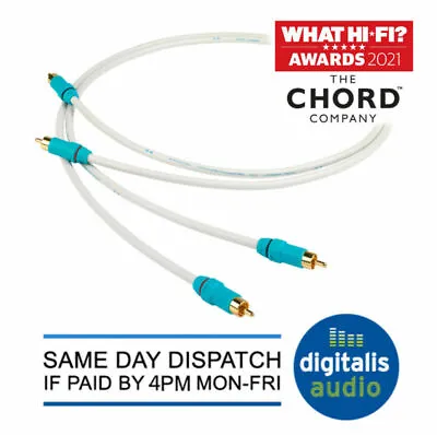£52 • Buy Chord C-line Interconnect RCA To RCA Cable 0.5m 1m 2m Audio Lead Chord Company