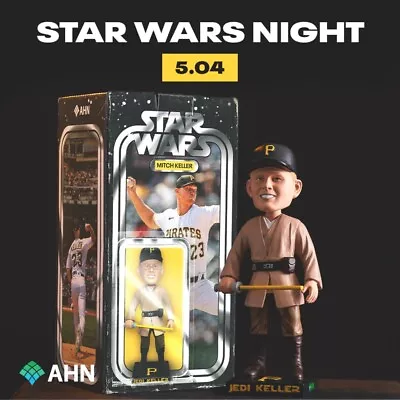 🚨PRESALE🚨 Mitch Keller Star Wars Bobblehead Pittsburgh Pirates SGA 5/4/24 • $34.99