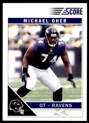 2011 Score Michael Oher Baltimore Ravens #25 1092 • $1.20