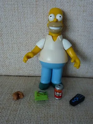 Simpsons World Of Springfield Interactive Playmates Figure: Homer Simpson • £12.50