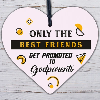 £3.99 • Buy Handmade Best Friend Gift Godparent Asking Gift For Christening Special Keepsake