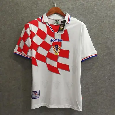 £31.99 • Buy Croatia Home 1998 Retro Shirt SUKER #9 BOBAN #10