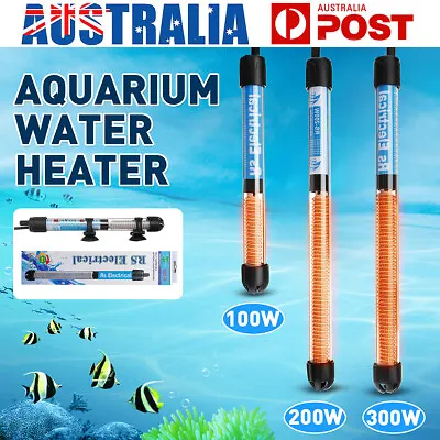 $15.24 • Buy 100-300W LED Adjustable Aquarium Submersible Heater Fish Tank Water Thermostat