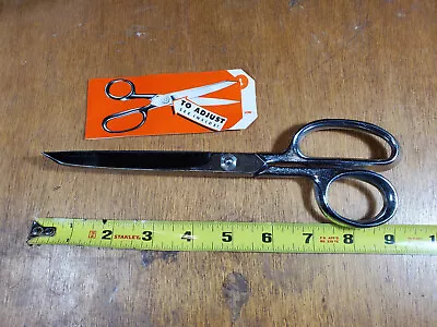 Clauss 1329KBR 9  Curved Right Blade Scissors Shears Right-Hand   New Old Stock • $16