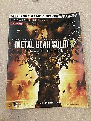 Metal Gear Solid 3:  Snake Eater Official Strategy Guide  W/ Poster • $25