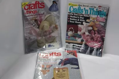 VTG Crafts's Thing Magazine Lot Of 3  Issue May 96 /June 89/ September  87 • $26