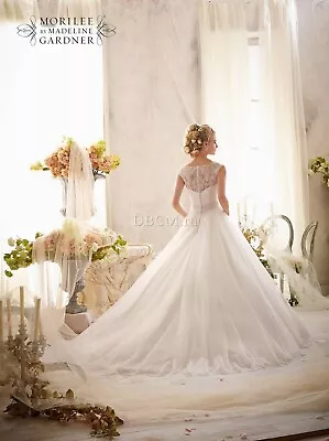 New Madeline Gardner 2607 Lace Wedding Dress  Size 10 RRP £1800 • £140