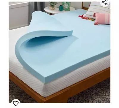 3  Gel Infused Memory Foam Mattress Topper Cooling Mattress Pad California King • $100.99