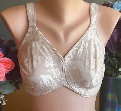 324 WACOAL 34DDD Nude Full Coverage Underwire Lined Soft Cup Bra #85567 • $22.06