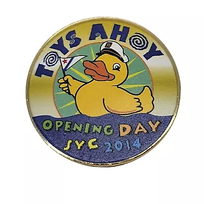 TOYS AHOY Opening Day 2014 Lapel Pin - Seattle Yacht Club Rubber Duck • $5.77