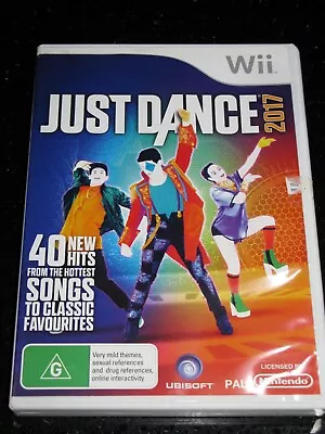 Just Dance 2017 - Nintendo Wii Game PAL - Complete - Free Shipping • $22.95