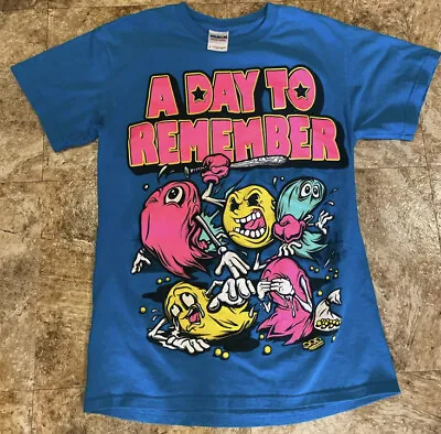 Vintage A Day To Remember 2-sided  T- Shirt Band Emo Rock Concert Tour-Size Smal • $60