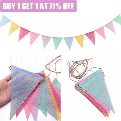 £3.22 • Buy Triangle Flags Bunting Banner Outdoor Bunting For Garden Waterproof - 2023 New