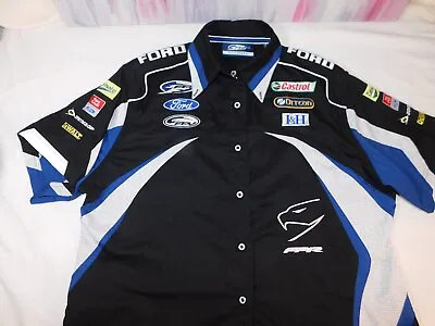 Ford Performance Racing FPV FPR Team Button Shirt V8 Supercars Womens Size 18 • $29.95
