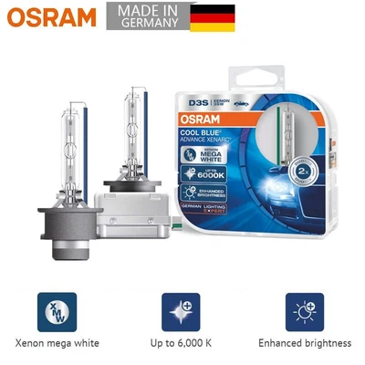 $126.97 • Buy OSRAM HID D3S D1S D2S D4S CBA Xenon Car Headlight High / Low Beam Original 6000K