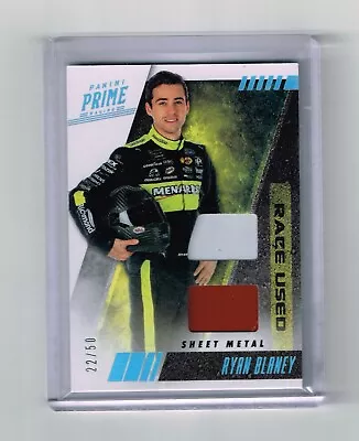 2019 Panini Prime Ryan Blaney Menards Ru Sheet Metal 2x Card#rud-rb /50 • $60