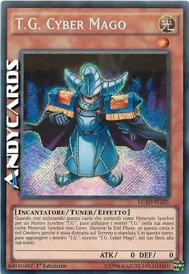 T.G. CYBER MAGICIAN • (T.G. Cyber Magician) • Secret • LC5D IT205 • 1Ed • Yugioh! • $5.20