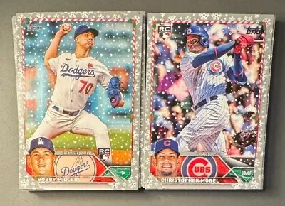 2023 Topps Holiday Baseball Silver Metallic YOU PICK BASE SP • $0.99