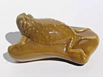 ORIGINAL Vintage OLD RIP Ceramic HORNED TOAD HOUSE  WEBSTER EASTLAND TEXAS Frog • $14.95