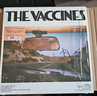 SIGNED The Vaccines  A Pickup Full Of Pink Carnations Translucen Pink Vinyl RARE • £49.95