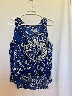 Blue Manuhealii Tank Top Sz. Lrg. • $25