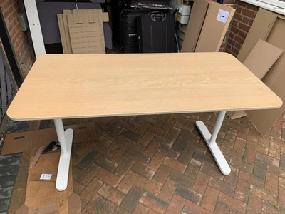 £0.99 • Buy Ikea Desk 160x80cm Manual Hight Adjustment- Please Read 