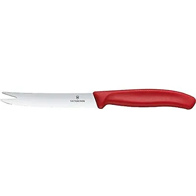 Victorinox Swiss Classic Cheese And Sausage Paring Knife 4.3 Inches Red • $12.68