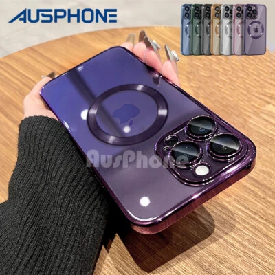$11.45 • Buy Slim MagSafe Plating Shockproof Case For Apple IPhone 15 14 Pro Max 13 12 Plus
