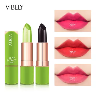 Aloe Vera Lipstick Lip Balm Color Mood Changing Long Lasting 2023Edition • $3.94