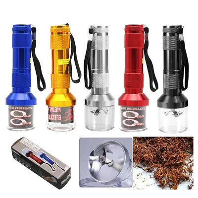 Aluminum Quickly Electric Tobacco Grinder Crusher Herb Spice Smoke Grinders AU • $14.81