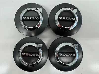 Volvo Silver Center Cap Set 31400897 S60 V70 XC70 S80 XC90 XC60 S40 V50 C70 C30 • $39