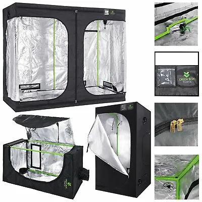 £50 • Buy Hydroponics Professional Green Box Tent Indoor Growing Box Silver Mylar UK